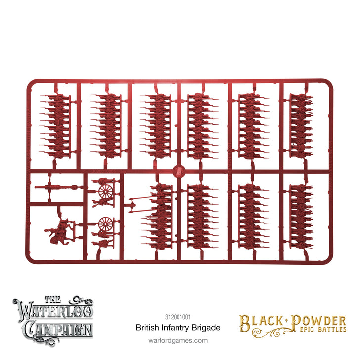 Black Powder Epic Battles: Waterloo - British Infantry Brigade