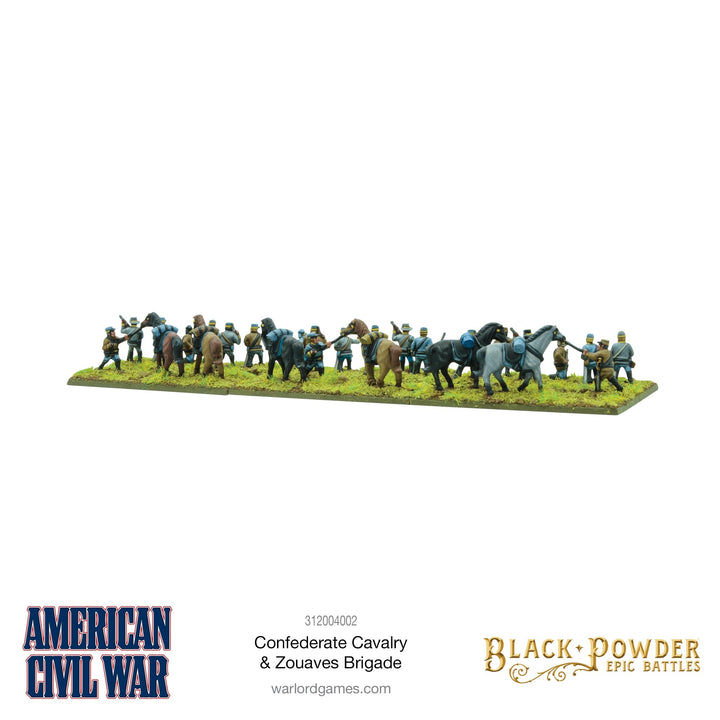 Black Powder Epic Battles - American Civil War Confederate Cavalry & Zouaves Brigade