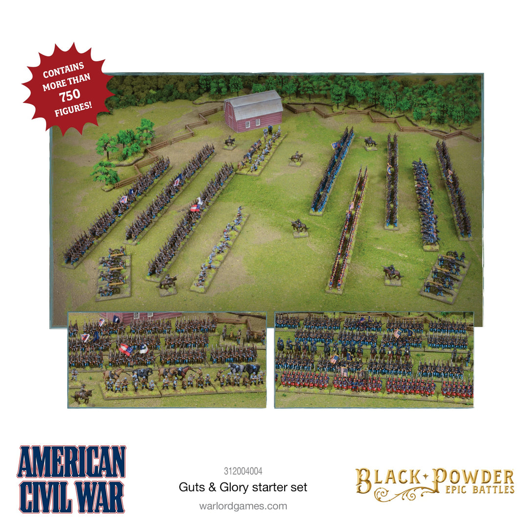 Black Powder Epic Battles - American Civil War Guts & Glory Starter Set