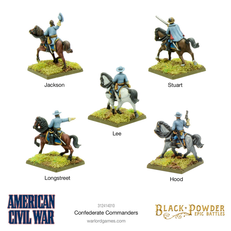 Black Powder Epic Battles - American Civil War Confederate Commanders