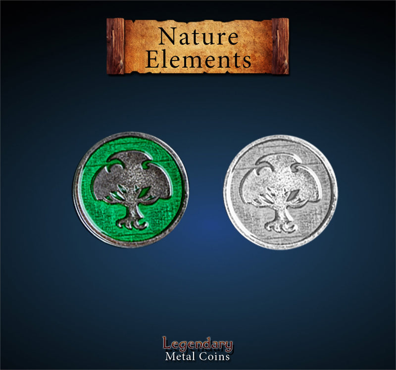 Legendary Metal Coins - Elements Metal Coin Set: Tree (Drawlab)
