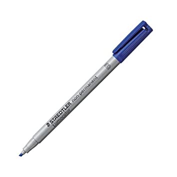 Water Soluble Marker: Blue, Broad Tip