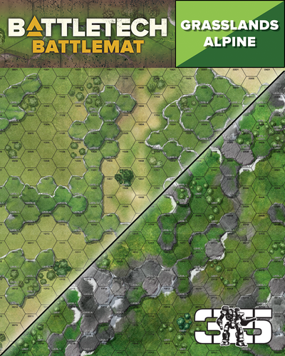 BattleTech: BattleMat Alpine/Grasslands C