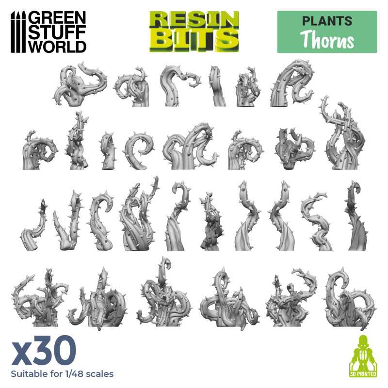 3D printed set - Thorns (Green Stuff World)