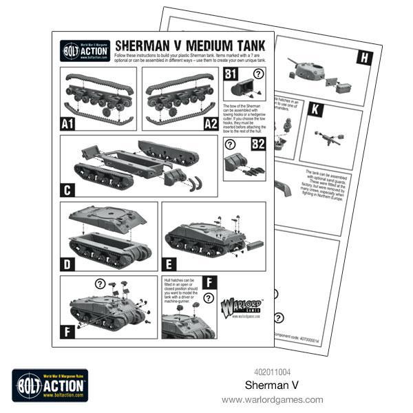 Bolt Action: Sherman V Plastic Tank