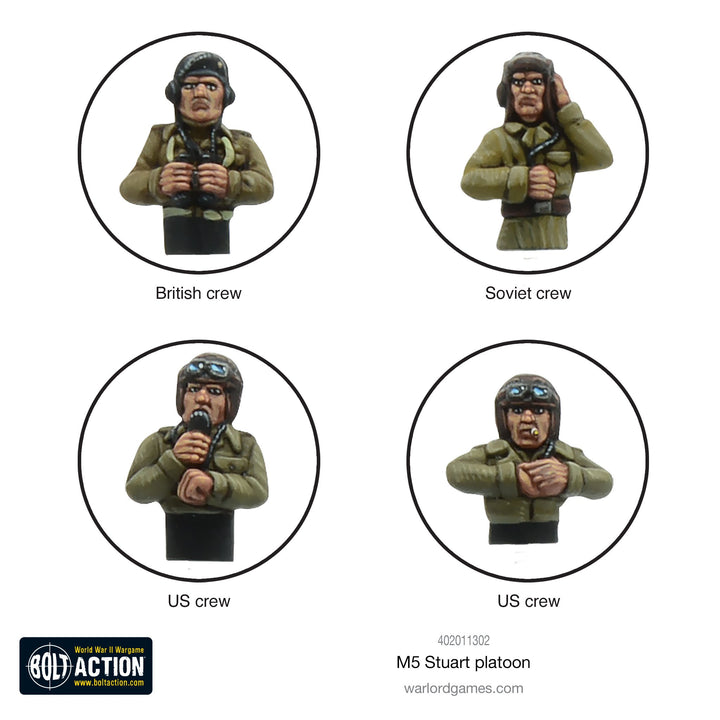 Bolt Action: M5 Stuart Platoon