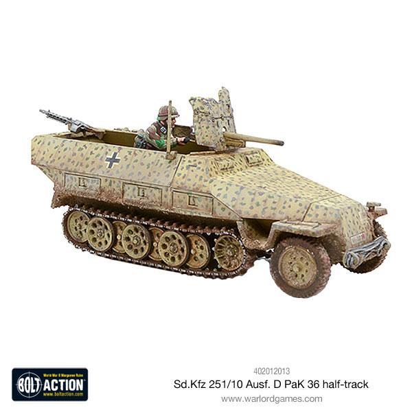 Bolt Action: Sd.Kfz 251/10 ausf D (37mm Pak 36) Half Track