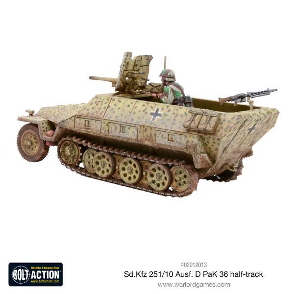 Bolt Action: Sd.Kfz 251/10 ausf D (37mm Pak 36) Half Track