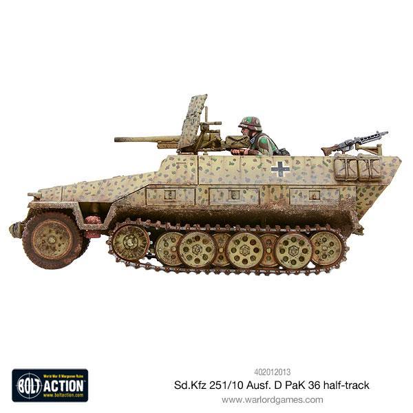 Bolt Action: Sd.Kfz 251/10 ausf D (37mm Pak 36) Half Track