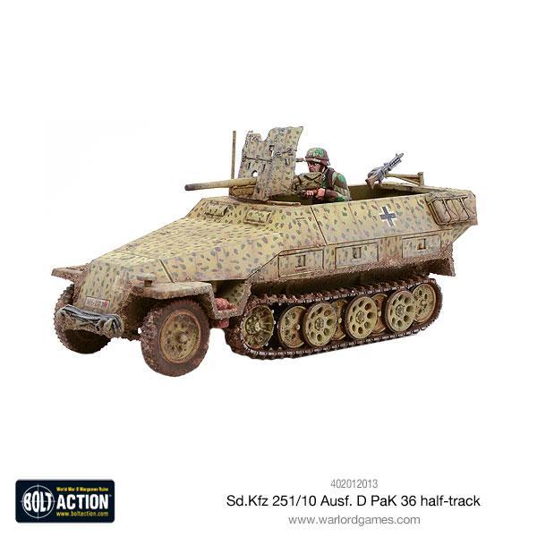 Bolt Action: Sd.Kfz 251/10 ausf D (37mm Pak 36) Half Track