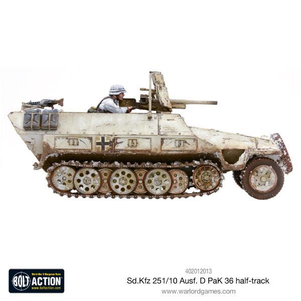 Bolt Action: Sd.Kfz 251/10 ausf D (37mm Pak 36) Half Track