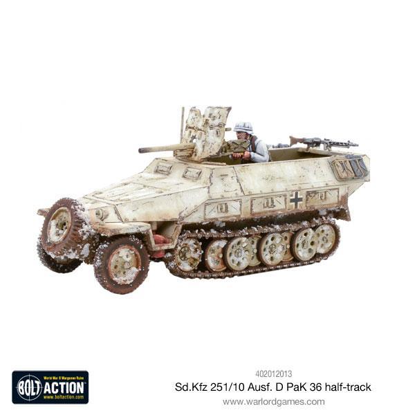 Bolt Action: Sd.Kfz 251/10 ausf D (37mm Pak 36) Half Track