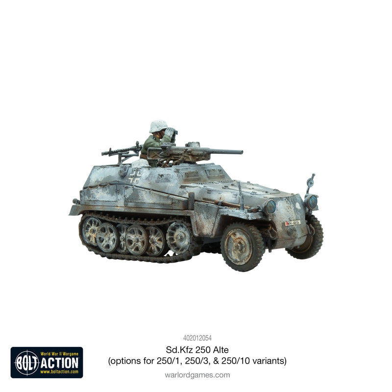Bolt Action: Sd.Kfz 250 (Alte) half-track (options to make 250/1, 250/3 or 250/10 variants)