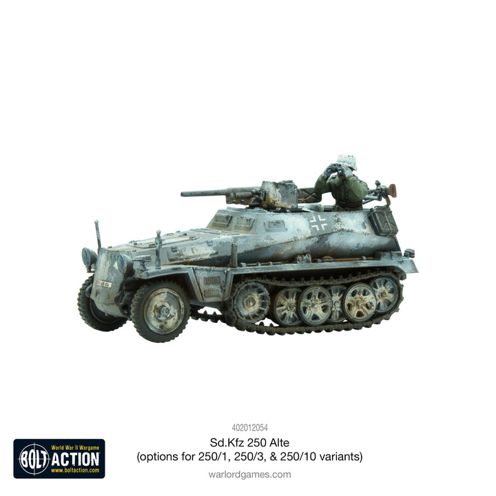 Bolt Action: Sd.Kfz 250 (Alte) half-track (options to make 250/1, 250/3 or 250/10 variants)