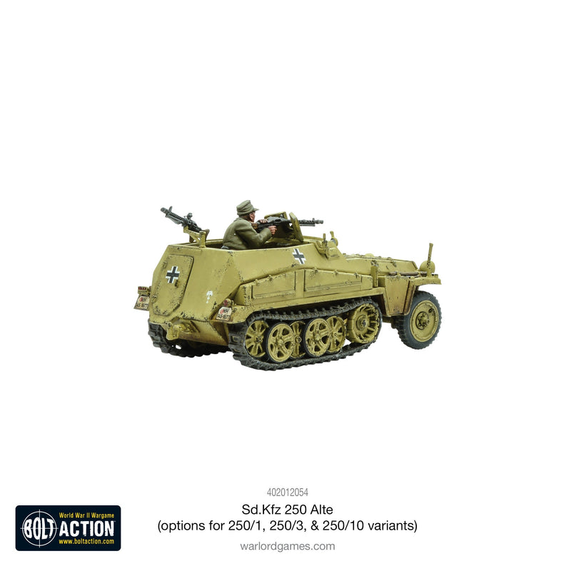 Bolt Action: Sd.Kfz 250 (Alte) half-track (options to make 250/1, 250/3 or 250/10 variants)