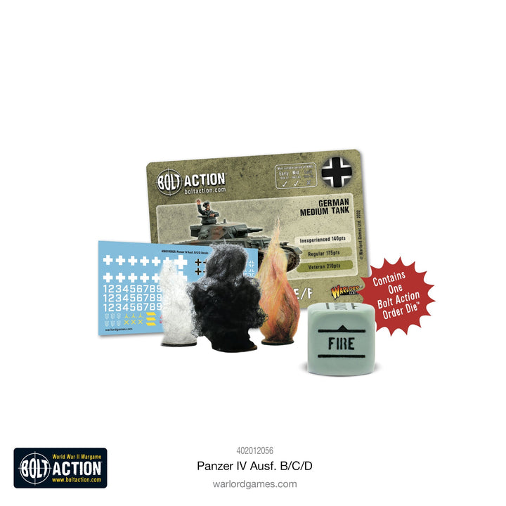 Bolt Action: Panzer IV Ausf. B/C/D