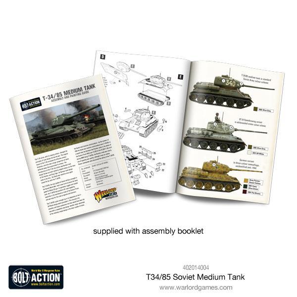 Bolt Action: T-34/85 medium tank (plastic)