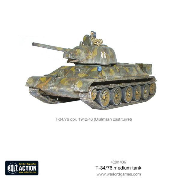 Bolt Action: T34/76 Medium Tank