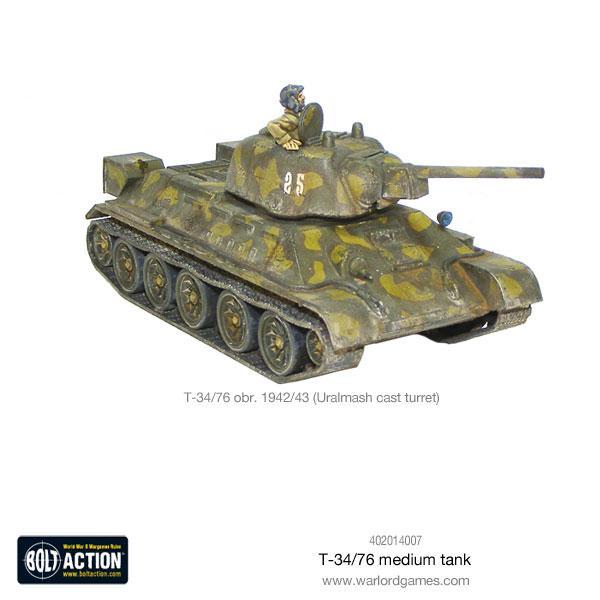 Bolt Action: T34/76 Medium Tank