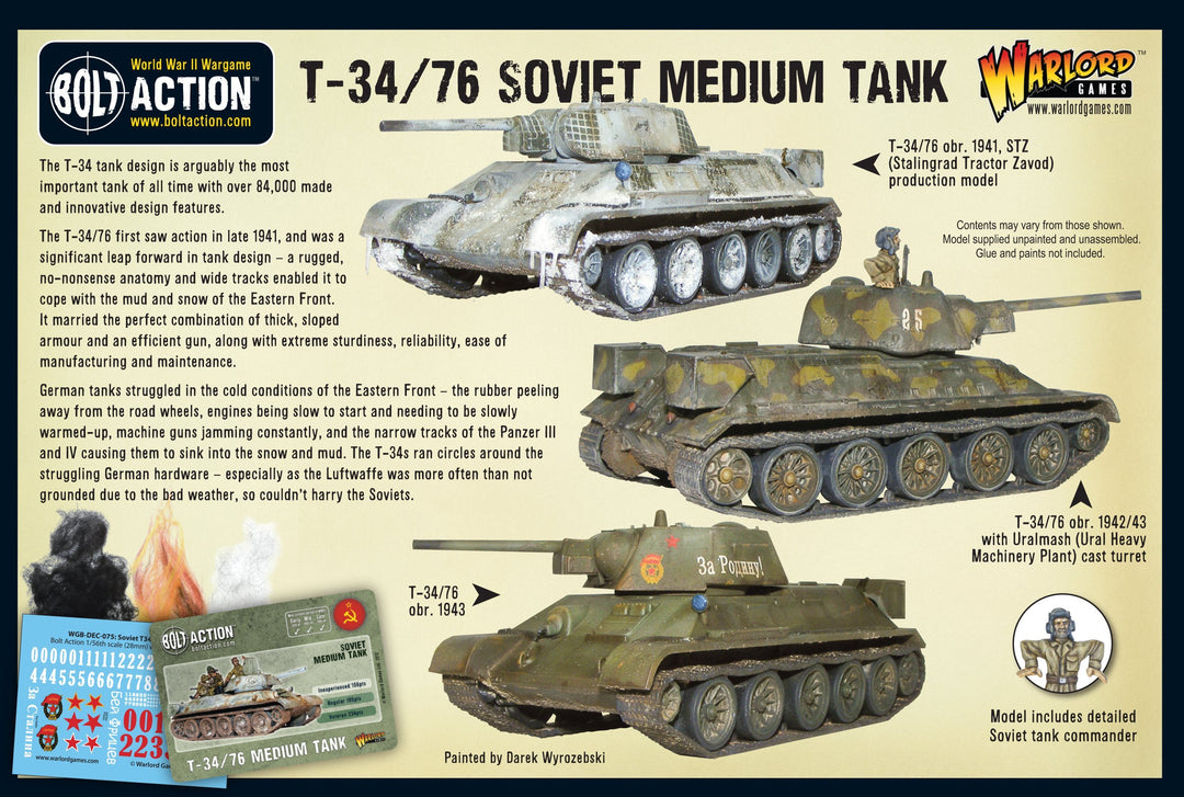 Bolt Action: T34/76 Medium Tank