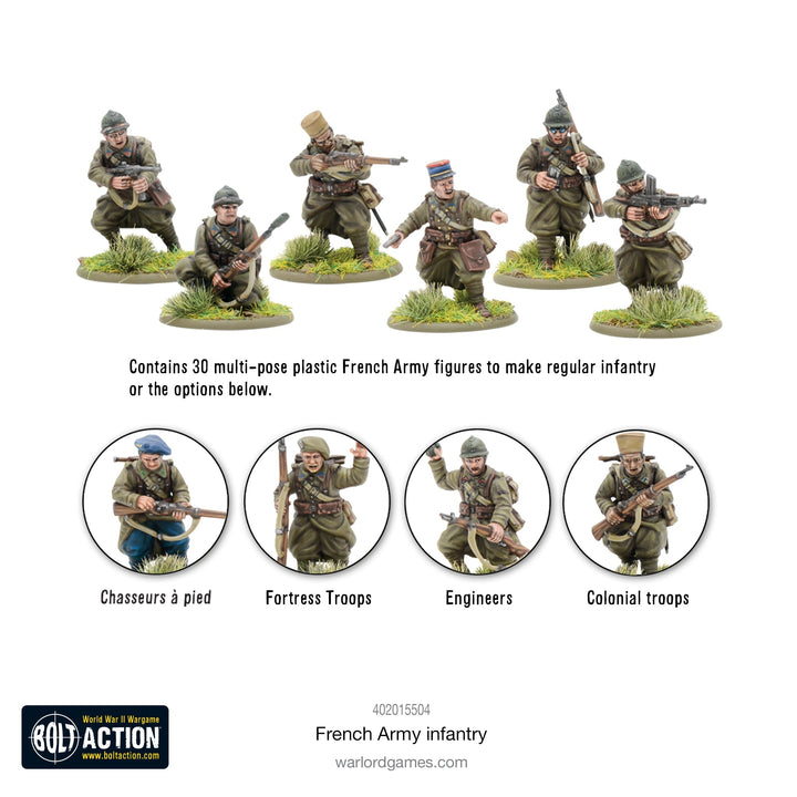 Bolt Action: French Army infantry