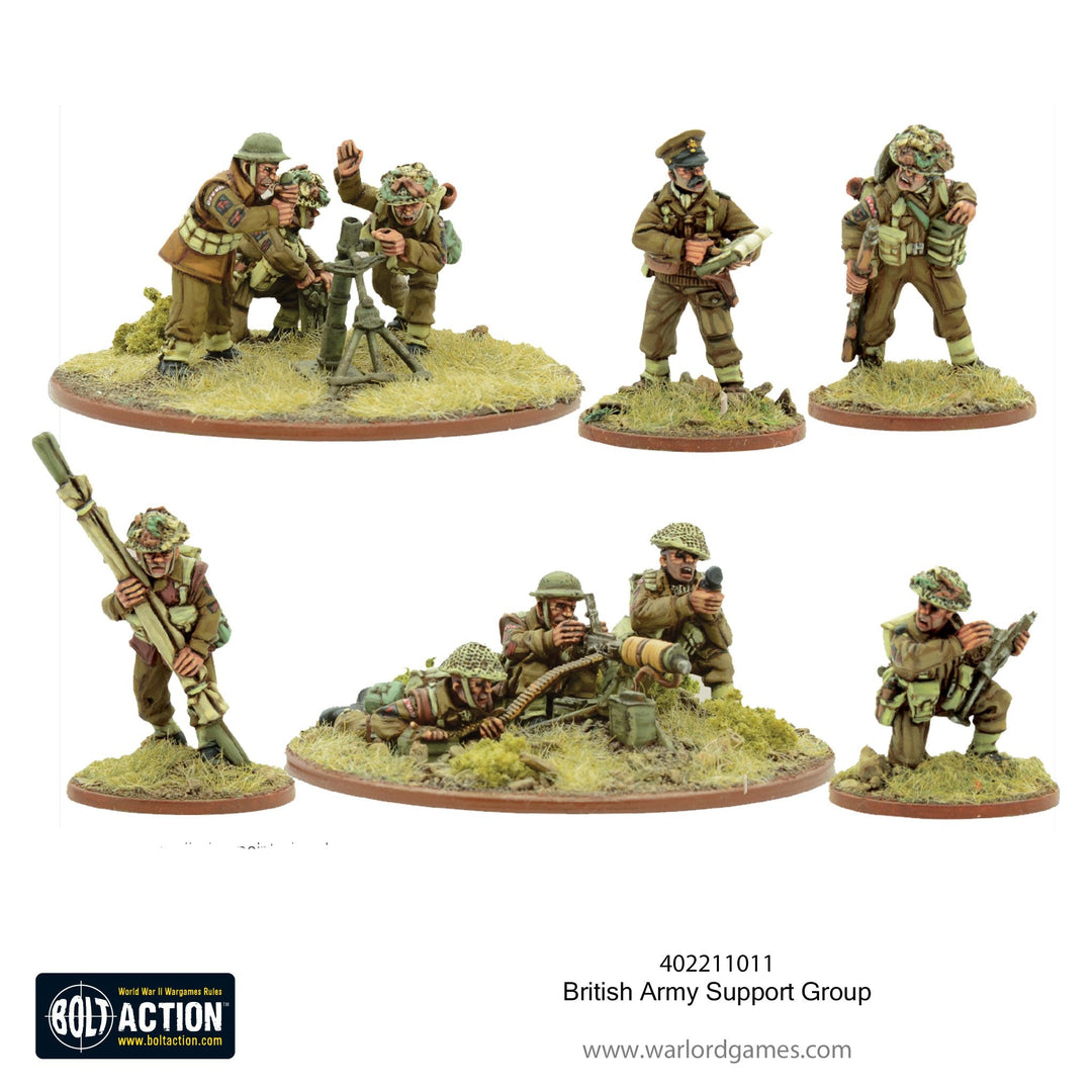 Bolt Action: British Army support group