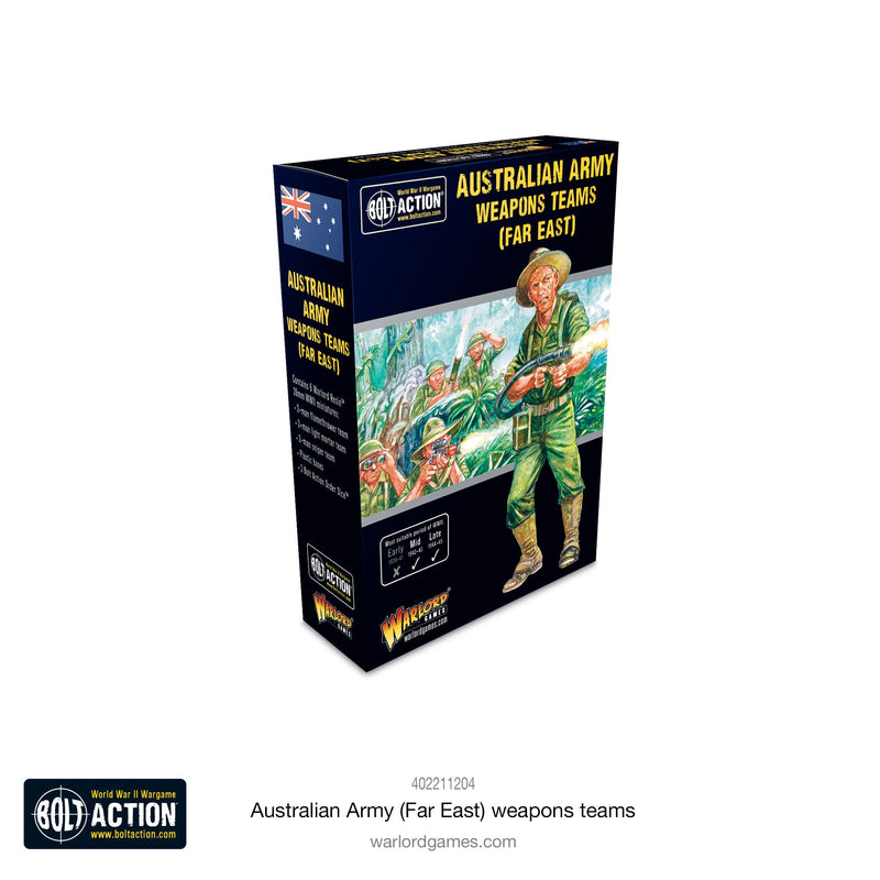 Bolt Action: Australian Army (Far East) weapons teams