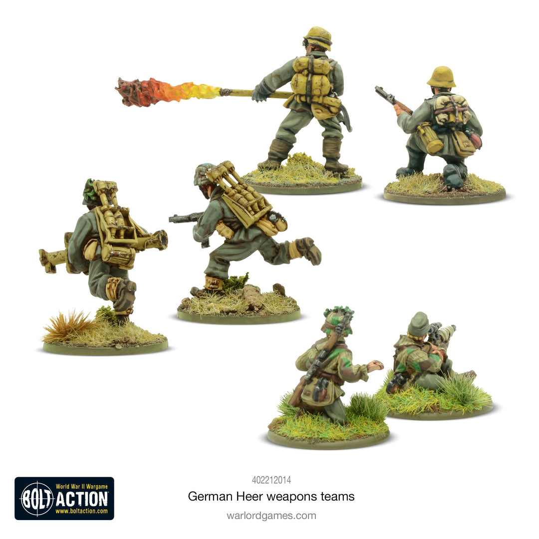 Bolt Action: German Heer weapons teams