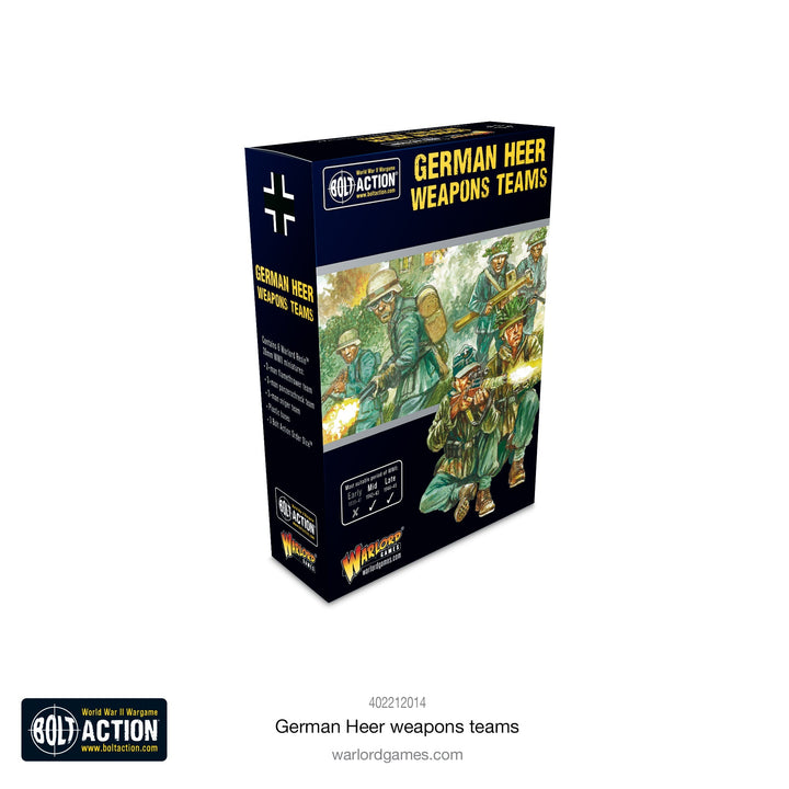 Bolt Action: German Heer weapons teams