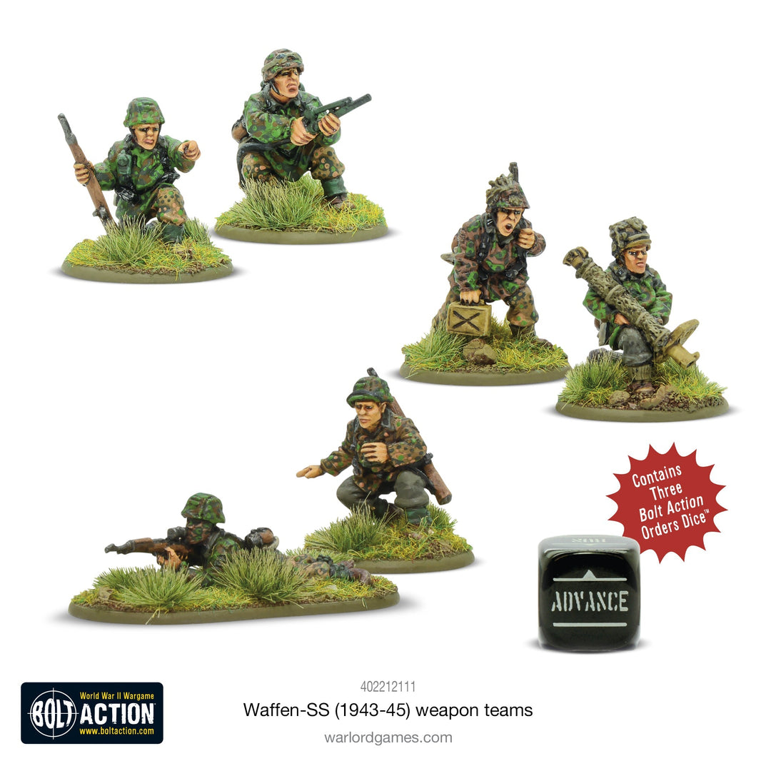 Bolt Action: Waffen-SS (1943-45) weapons teams