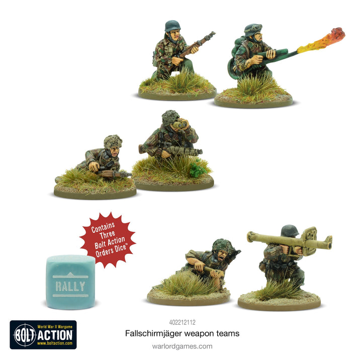 Bolt Action: Fallschirmjäger weapons teams