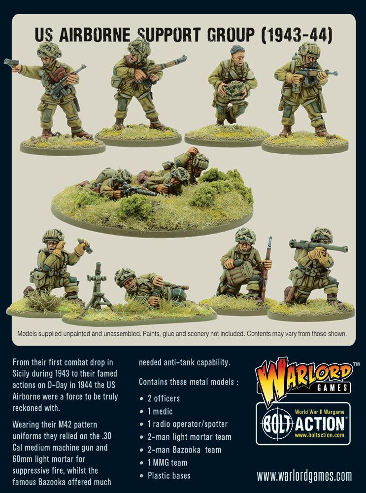 Bolt Action: US Airborne support group (1943-44)