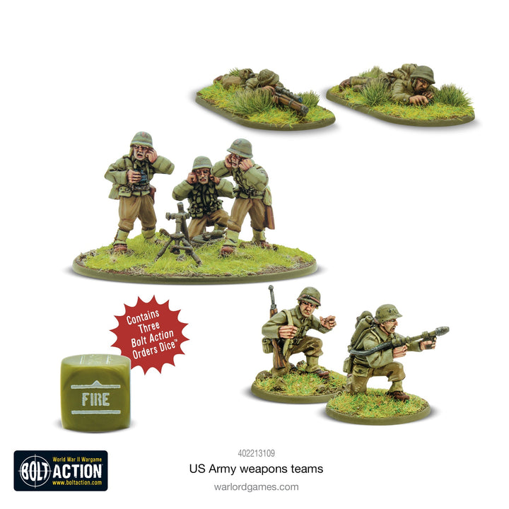 Bolt Action: US Army weapons teams