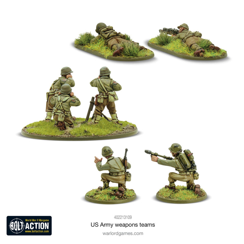 Bolt Action: US Army weapons teams