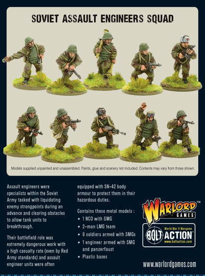 Bolt Action: Soviet Assault Engineers squad