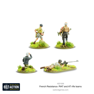 Bolt Action: French Resistance PIAT & Anti-tank rifle teams