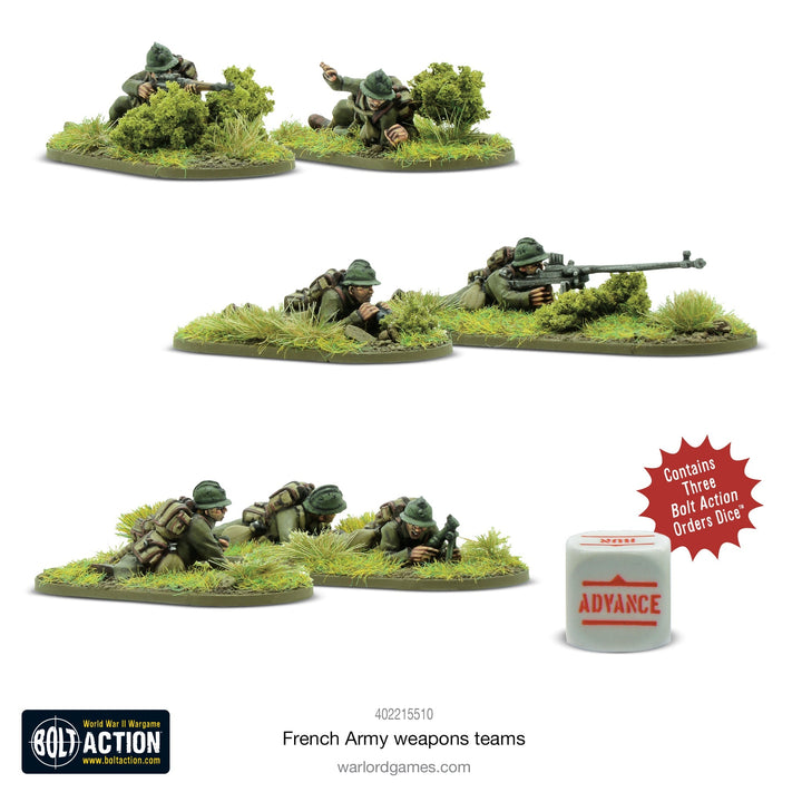 Bolt Action: French Army weapons teams