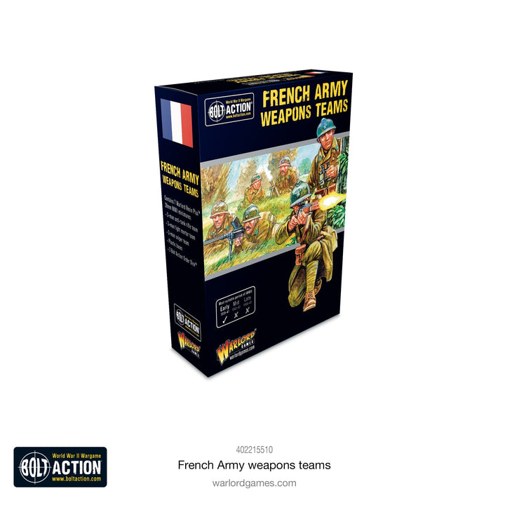 Bolt Action: French Army weapons teams