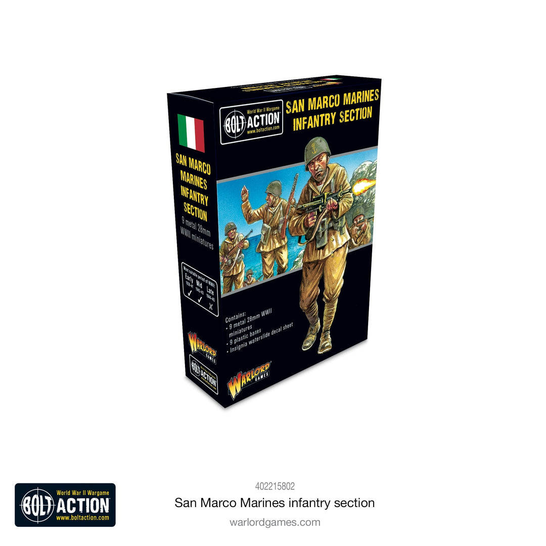 Bolt Action: San Marco Marines Infantry Section