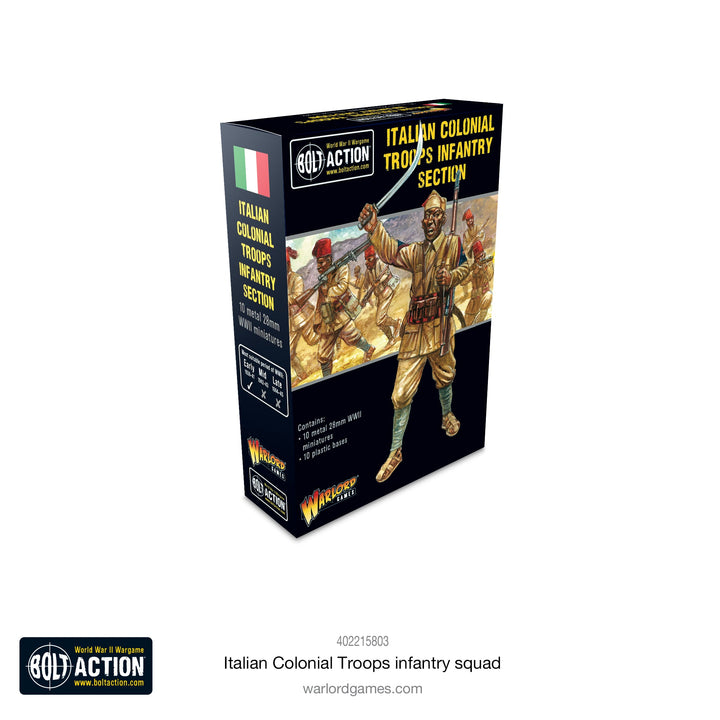 Bolt Action: Italian Colonial Troops Infantry Squad