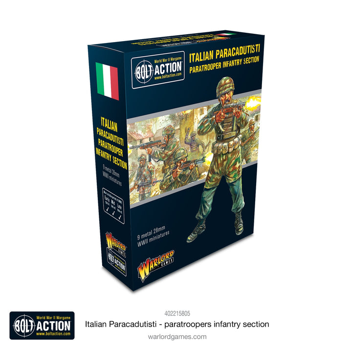 Bolt Action: Italian Paracadutisti paratrooper infantry section