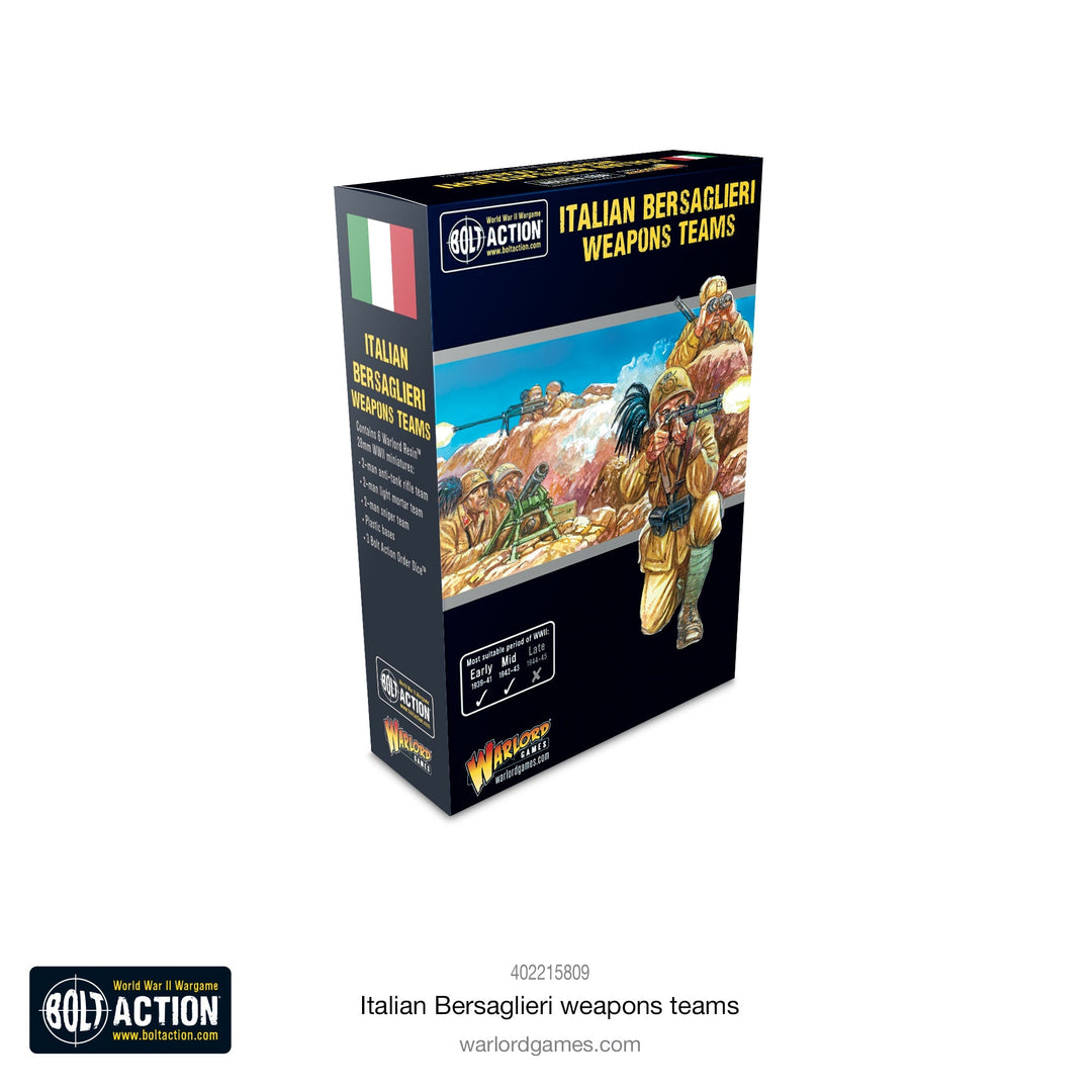 Bolt Action: Italian Bersaglieri Weapons Teams