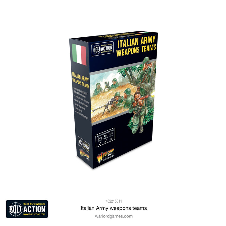 Bolt Action: Italian Army Weapons Teams