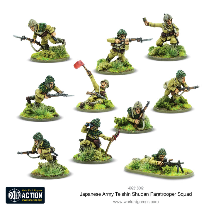 Bolt Action: Japanese Teishin Shudan Paratrooper Squad