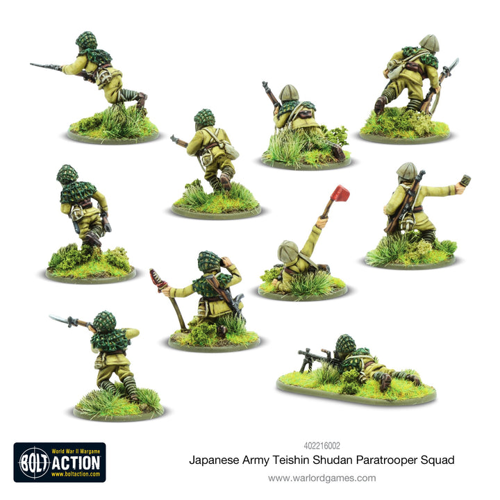 Bolt Action: Japanese Teishin Shudan Paratrooper Squad