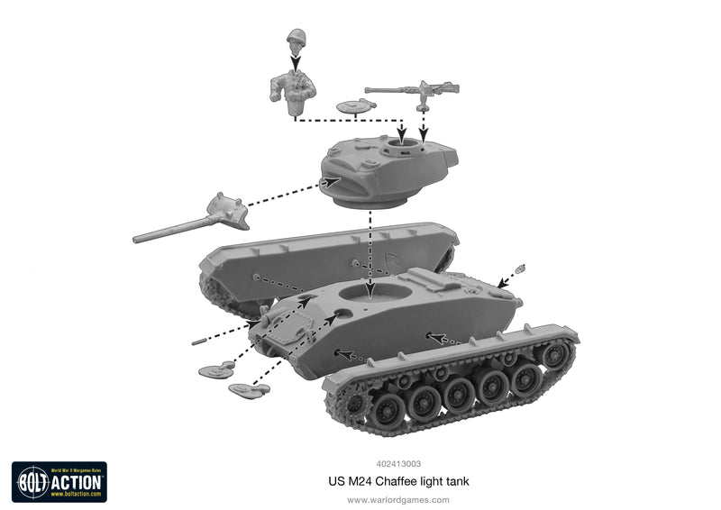 Bolt Action: M24 Chaffee, US light tank
