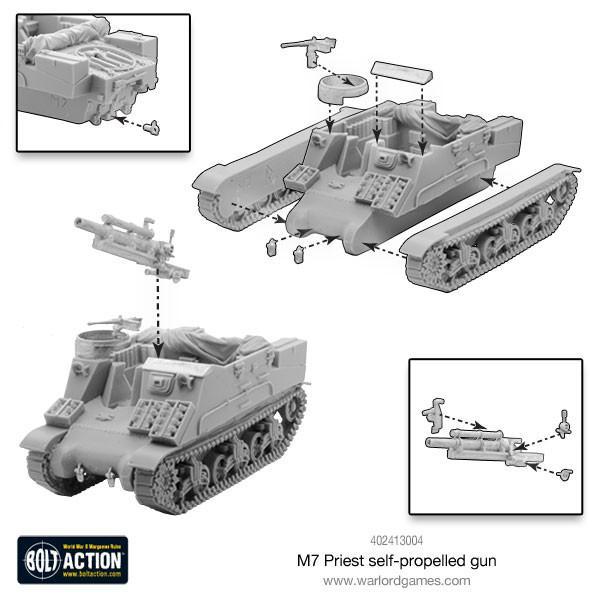 Bolt Action: M7 Priest self-propelled gun