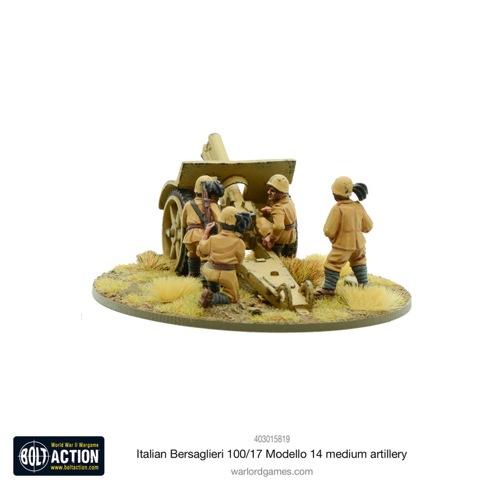 Bolt Action: Italian Bersaglieri 100/17 Modello 14 medium artillery