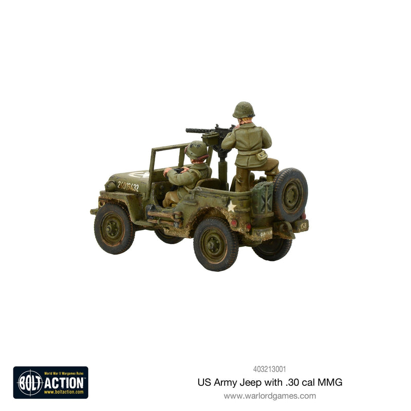 Bolt Action: US Army Jeep with 30 Cal MMG