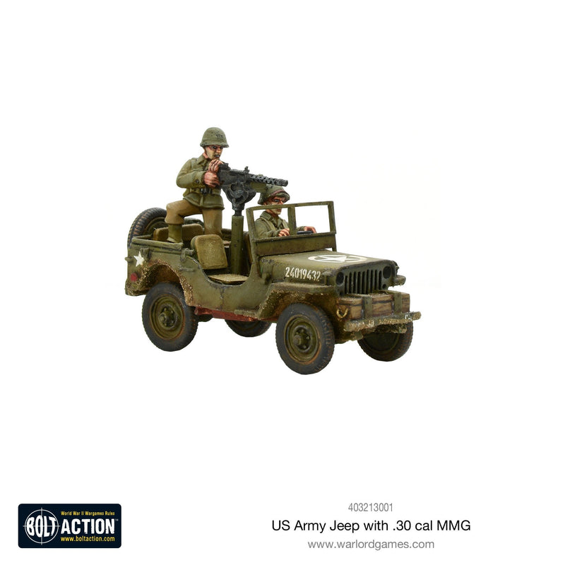 Bolt Action: US Army Jeep with 30 Cal MMG